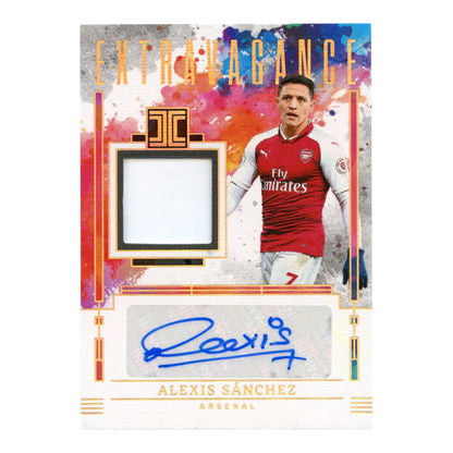 Alexis Sanchez 2024-25 Panini Impeccable English Premier League EPL Extravagance Jersey Auto 09/10 #EM-AS
