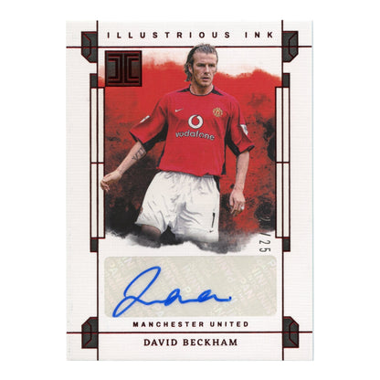David Beckham 2023-24 Panini Impeccable English Premier League Illustrious Ink Auto #IN-DBE