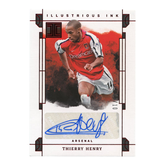 Thierry Henry 2023-24 Panini Impeccable English Premier League Illustrious Ink Auto 08/10 #IN-TH