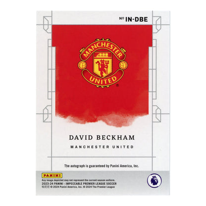David Beckham 2023-24 Panini Impeccable English Premier League Illustrious Ink Auto #IN-DBE