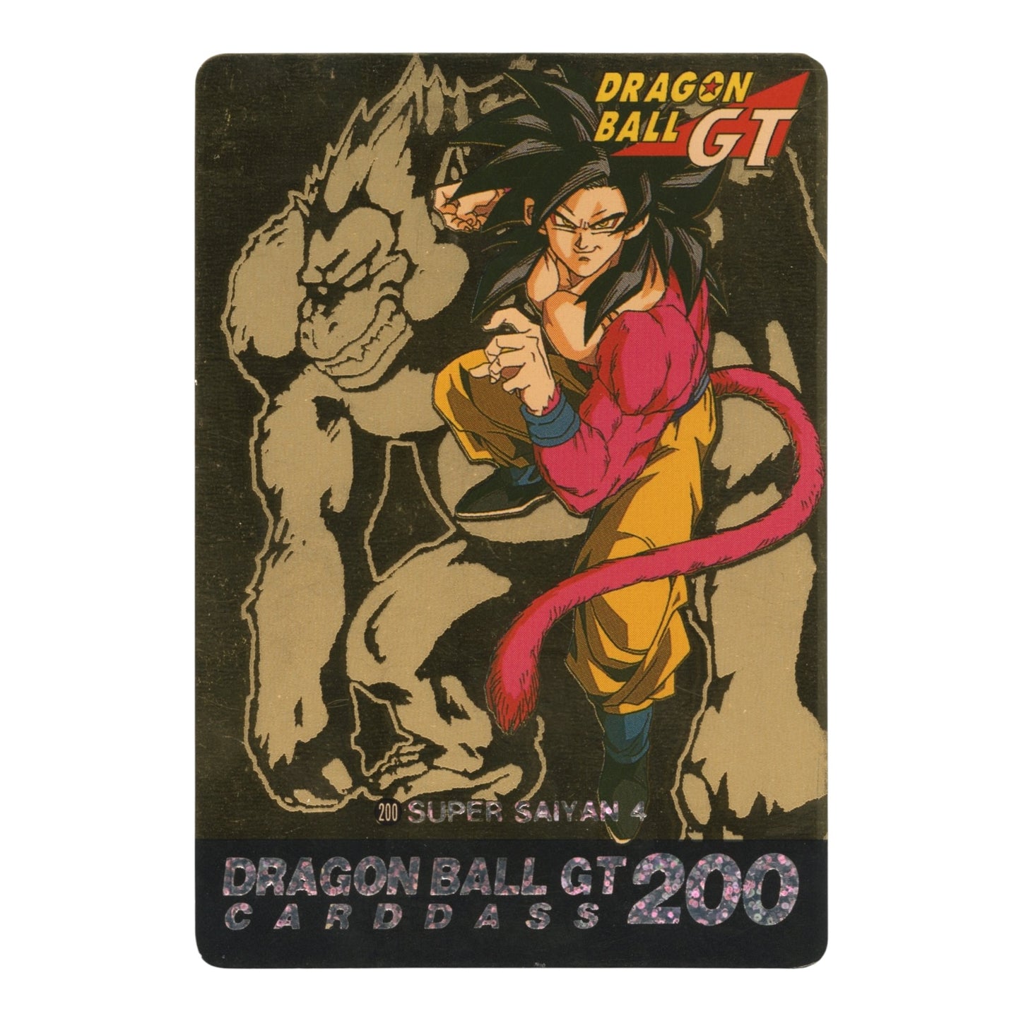 Son Goku Super Saiyan 4 1997 Dragon Ball Bandai Carddass GT Part 5 #200