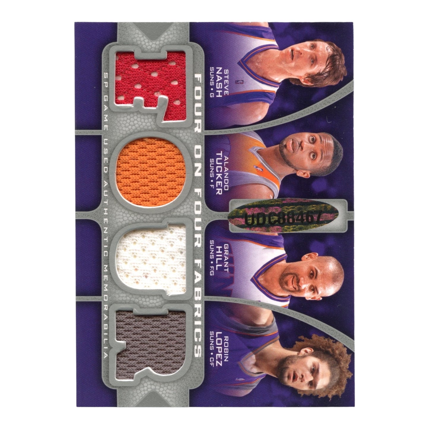 2009-10 Upper Deck SP Game Used Four On Four Fabrics 70/99 #FF-GOLPHO