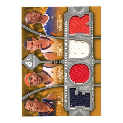 2009-10 Upper Deck SP Game Used Four On Four Fabrics 70/99 #FF-GOLPHO