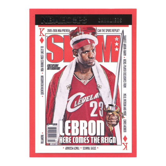 Lebron James 2021-22 Panini NBA Hoops Slam #93