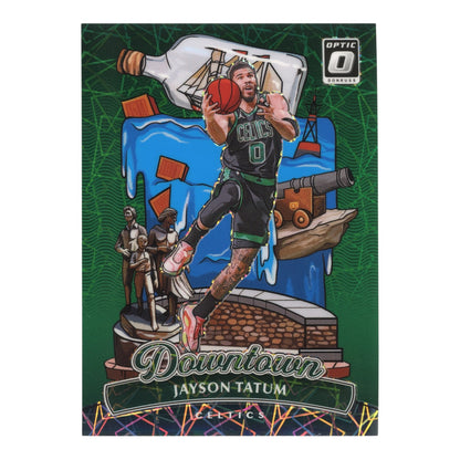 Jayson Tatum 2024-25 Panini Donruss Optic Downtown #4