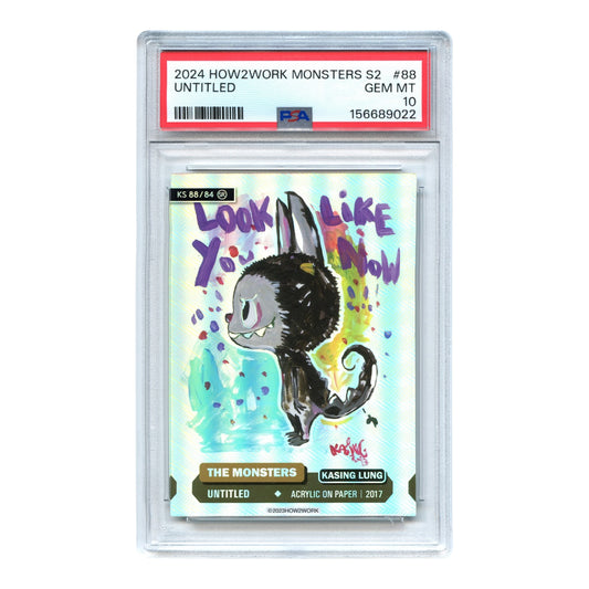 Labubu 2024 How2Work The Monsters Series 2 #88 PSA 10
