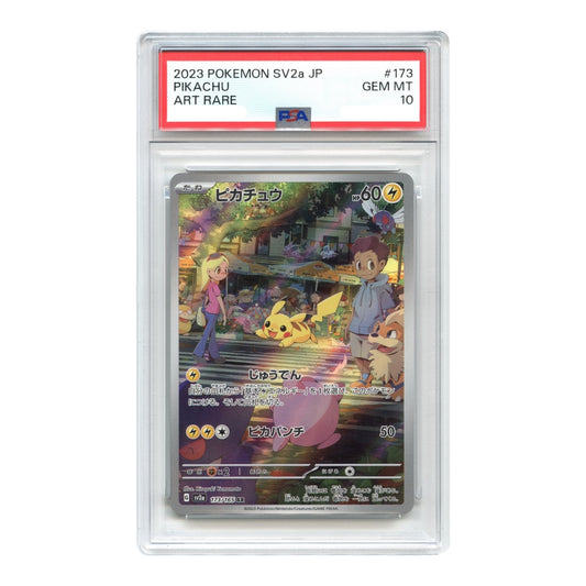 Pikachu 2023 Pokemon 151 Japanese Sv2a Art Rare #173 PSA 10