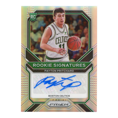 Payton Pritchard 2020-21 Panini Prizm Auto Silver  Rookie RC #RS-PPC