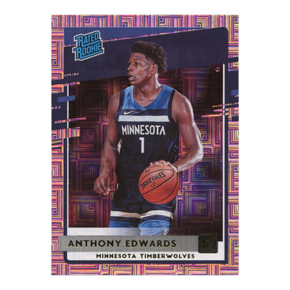 Anthony Edwards 2020-21 Panini Donruss Rated Rookie RC Choice #201