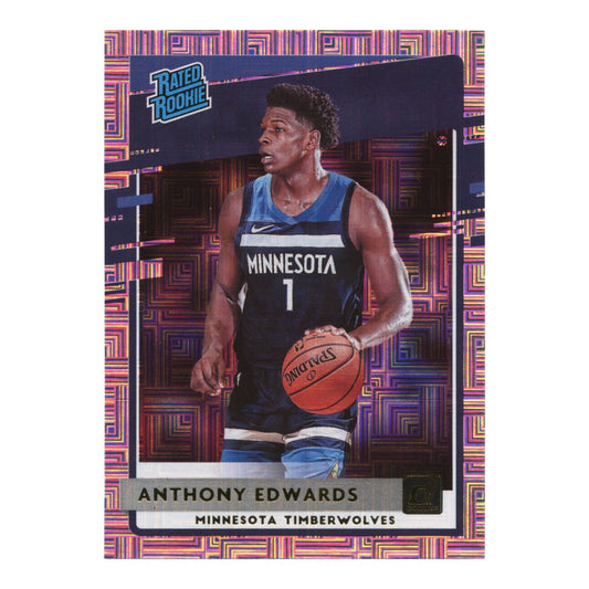 Anthony Edwards 2020-21 Panini Donruss Rated Rookie RC Choice #201