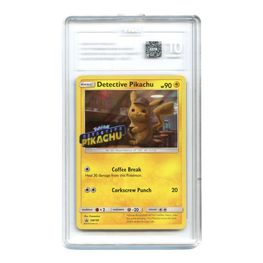 Detective Pikachu 2019 Pokemon English Sun & Moon Black Star Promo #SM190 TAG 10