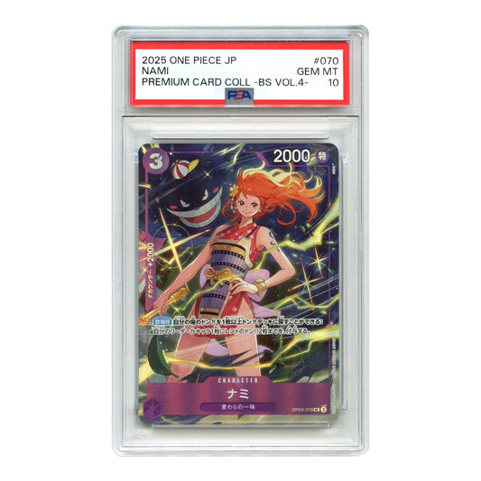 Nami 2025 One Piece Japanese Premium Card Collection Best Selection Vol. 4 #070 PSA 10