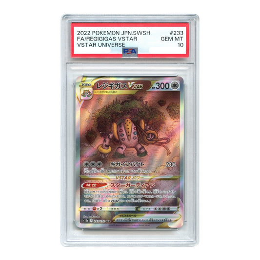 Regigigas VSTAR 2022 Pokemon Japanese Sword & Shield S12a #233 PSA 10