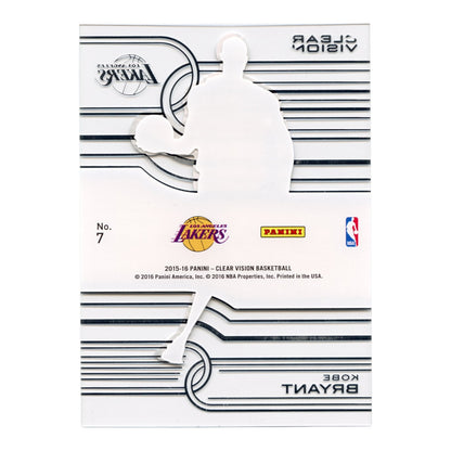 Kobe Bryant 2015-16 Panini NBA Clear Vision #7