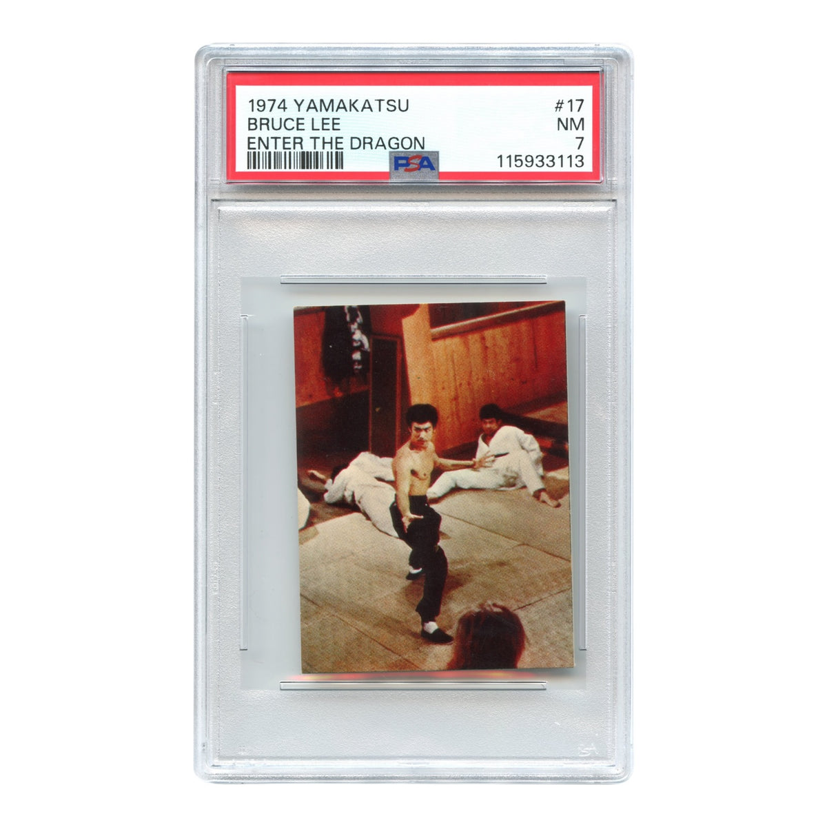Bruce Lee 1974 Yamakatsu Enter The Dragon #17 PSA 7