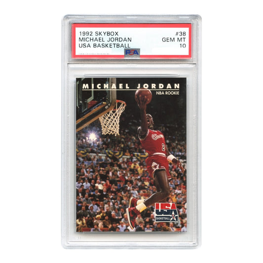 Michael Jordan 1992 SkyBox Team USA Basketball #38 PSA 10