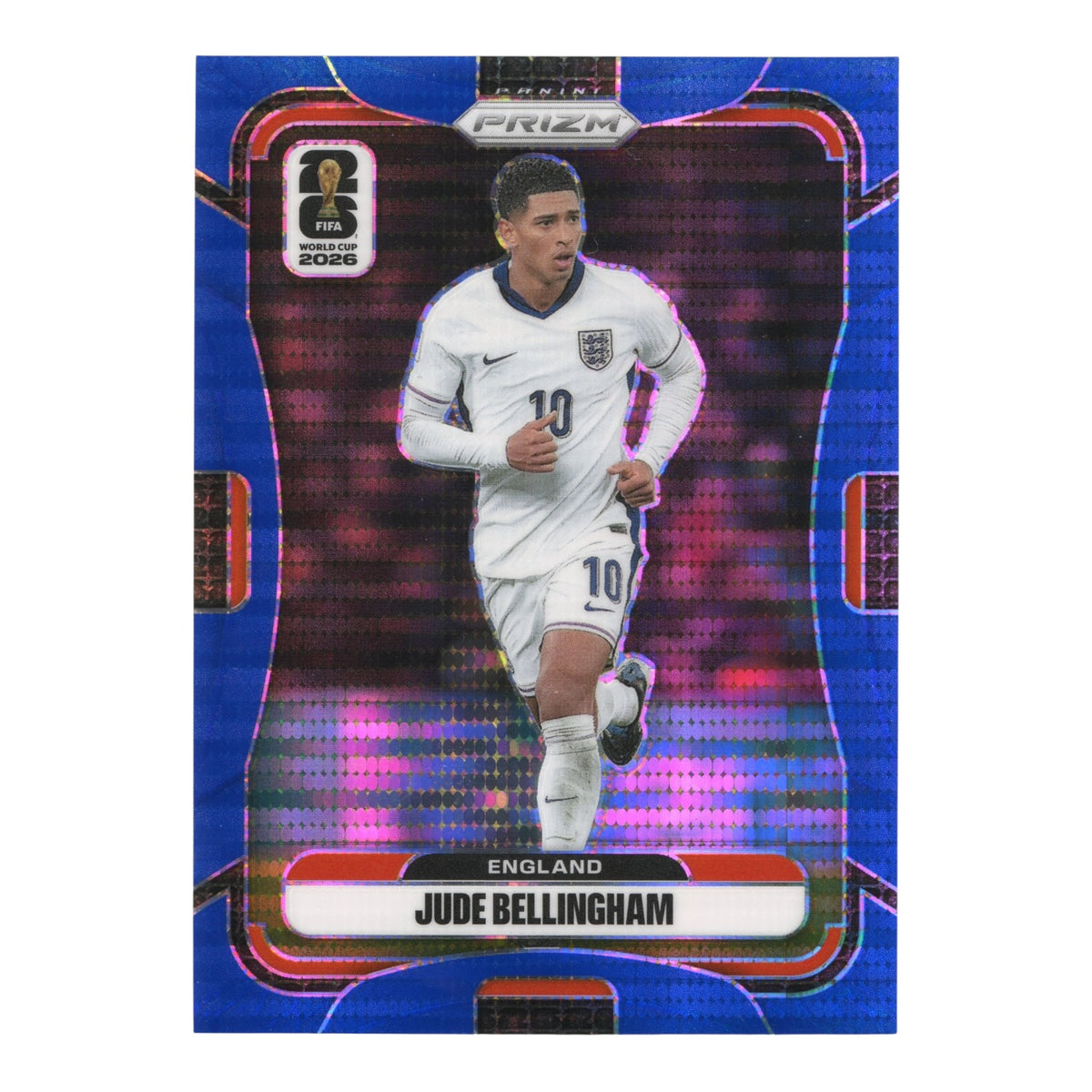Jude Bellingham 2026 Panini Prizm FIFA World Cup Blue Pulsar 33/49 #114