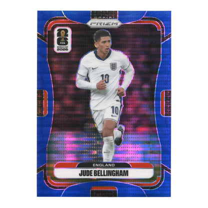 Jude Bellingham 2026 Panini Prizm FIFA World Cup Blue Pulsar 33/49 #114