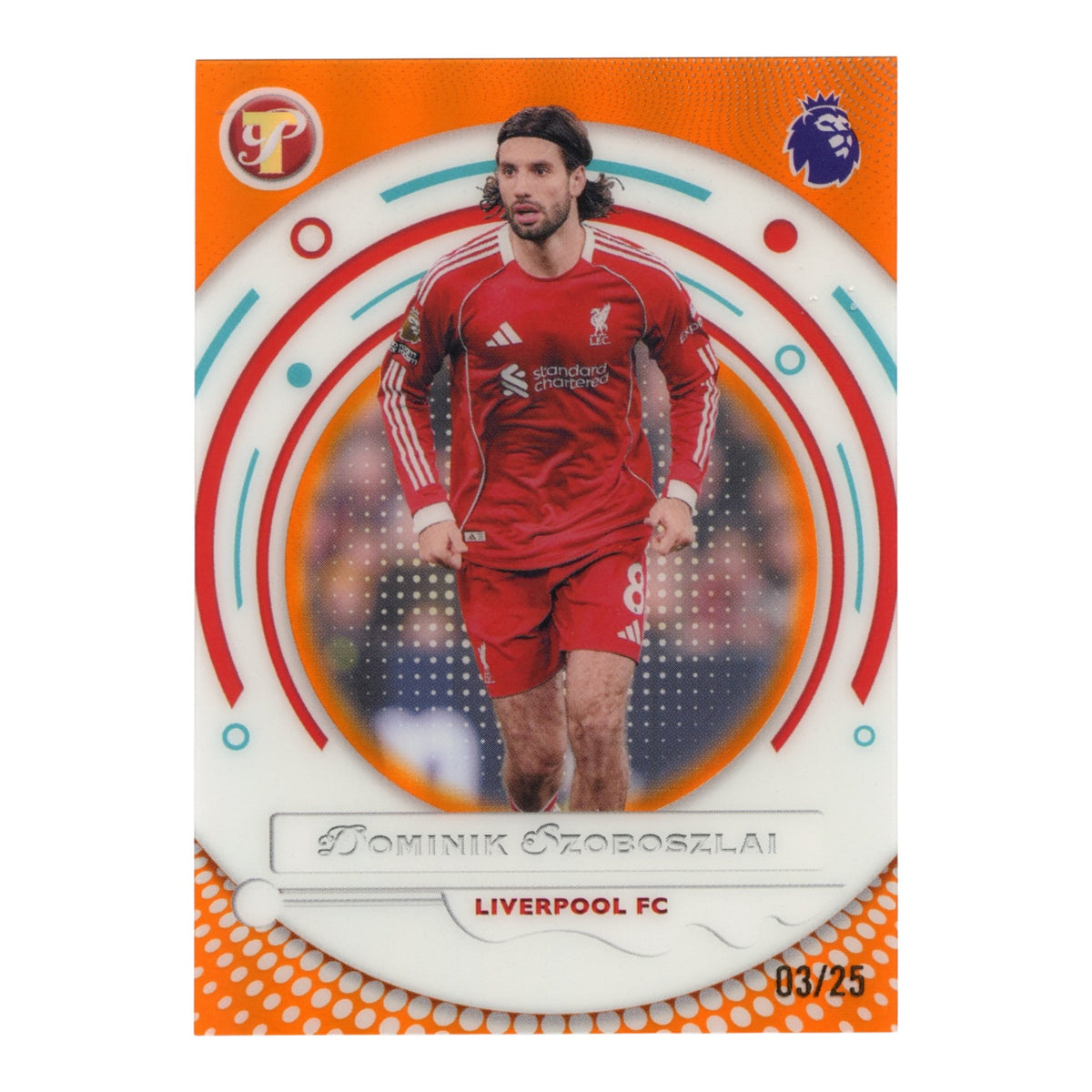 Dominik Szoboszlai 2026 Topps Pristine Premier League Orange 03/25 #120