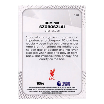 Dominik Szoboszlai 2026 Topps Pristine Premier League Orange 03/25 #120