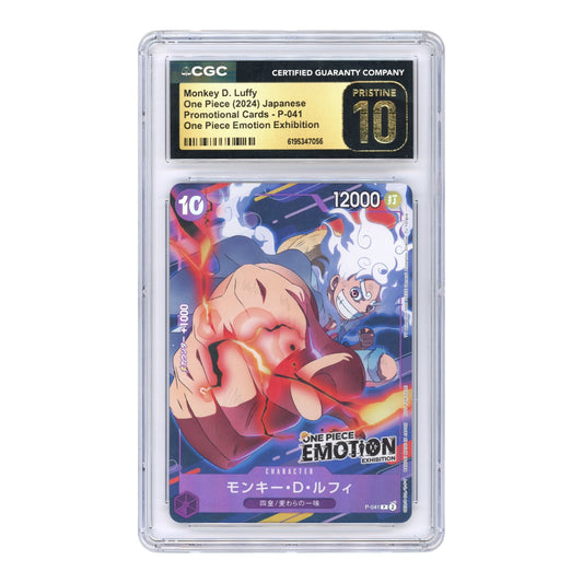 Monkey D. Luffy 2024 One Piece Japanese Promo #P-041 CGC Pristine10