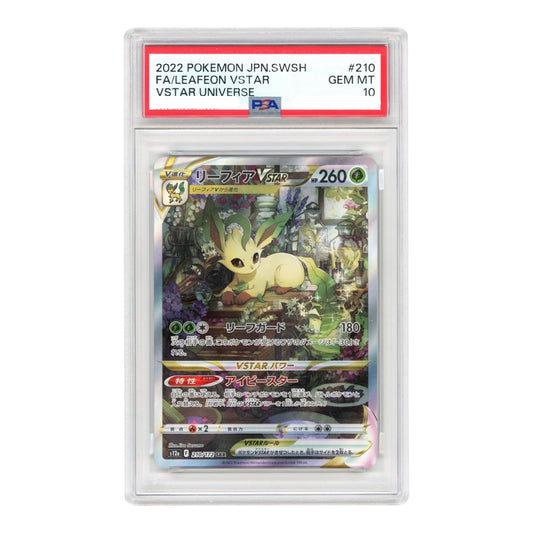 Leafeon VSTAR 2022 Pokemon Japanese S12a #210 PSA 10