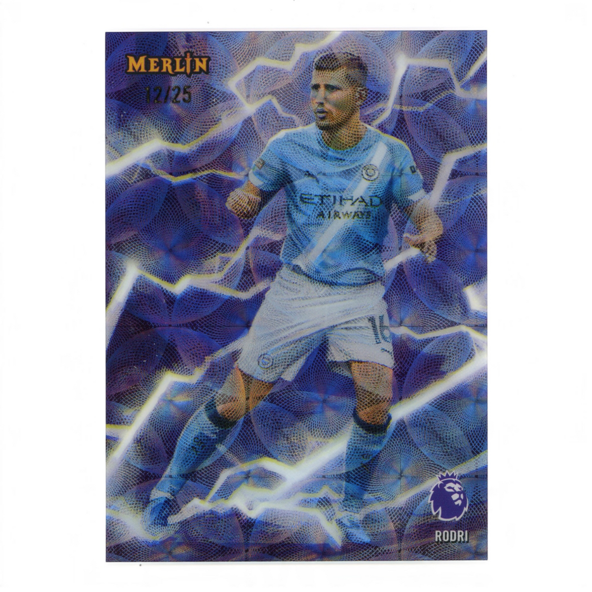Rodri 2026 Topps Premier League Merlin Mythical Art 12/25 #MM-RO