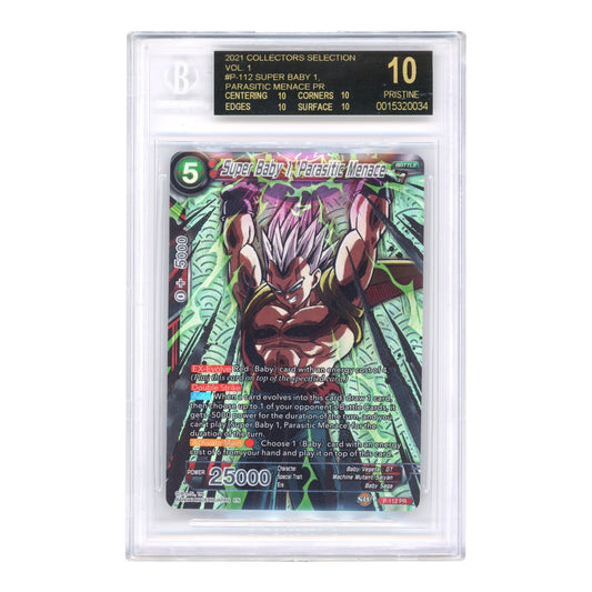 Super Baby 1 2021 Dragon Ball Super English #P-112 BGS Black Label 10
