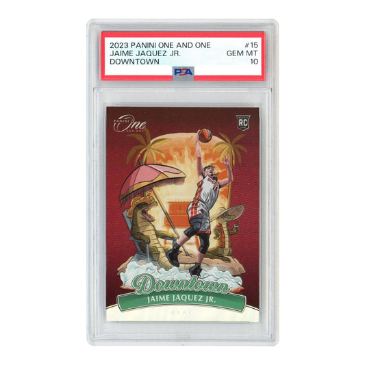 Jaime Jaquez Jr. 2023 Panini One & One Downtown Rookie RC #15 PSA 10