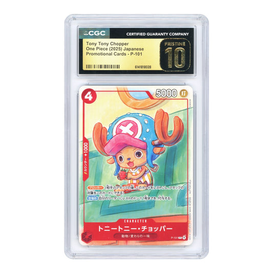 Tony Tony Chopper 2025 One Piece Japanese Promo#P-101 CGC Pristine 10