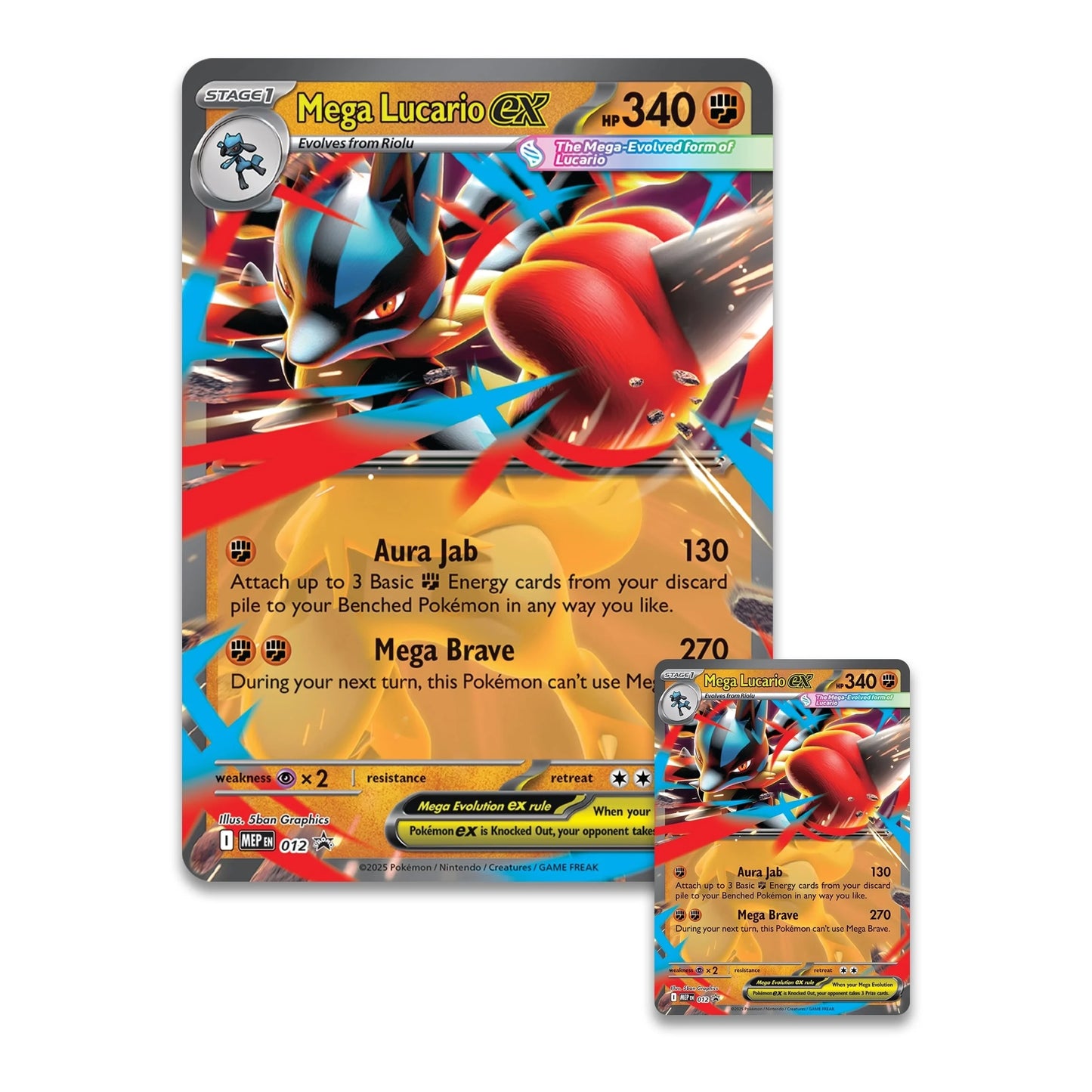 Pokemon English Mega Lucario ex