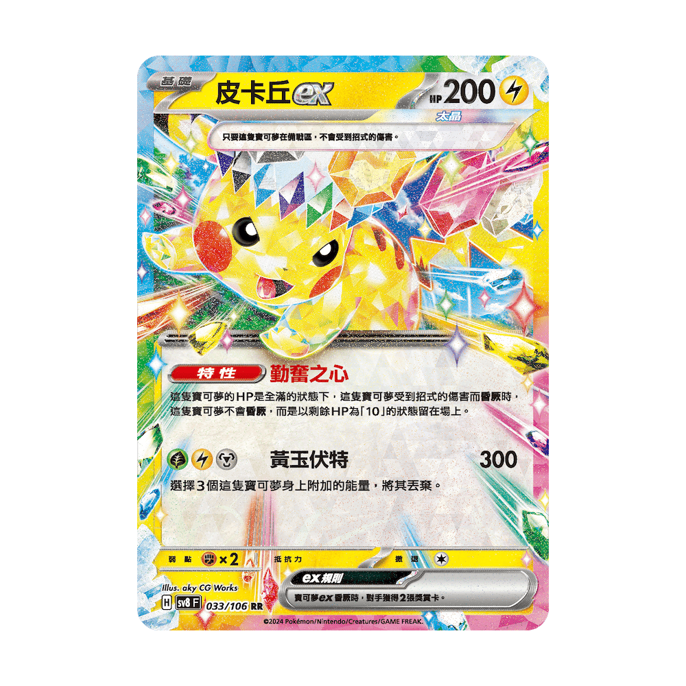 Pokemon 繁中 SV8a Booster Box