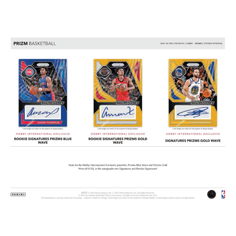 2023-24 Panini Prizm Basketball International Hobby Box