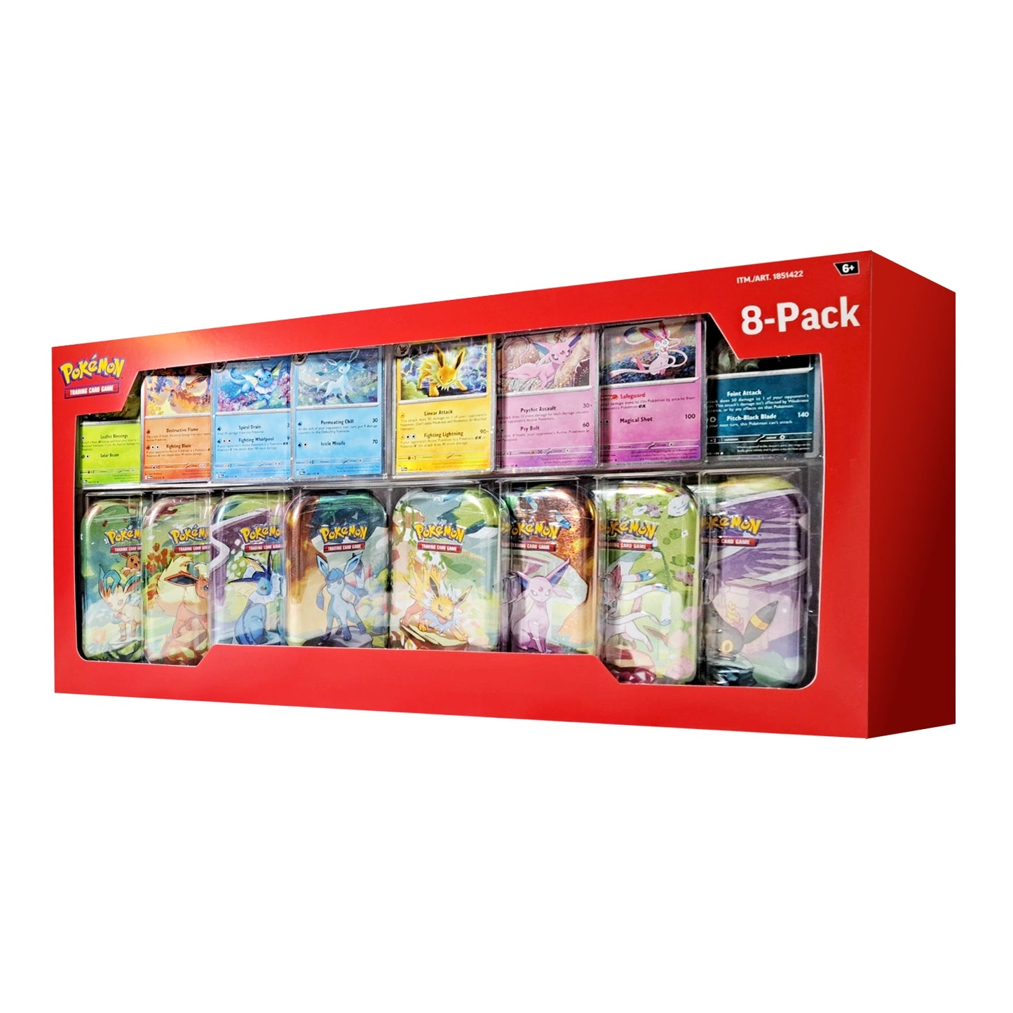 POKEMON English Prismatic Evolutions 8-Pack Mini Tins Limited Edition