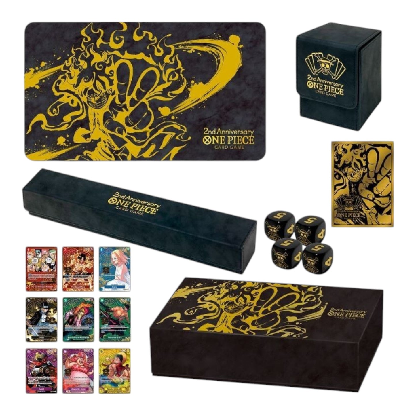 One Piece Japanese 2nd Anniversary Promotion Bundle Set Factory Sealed Box