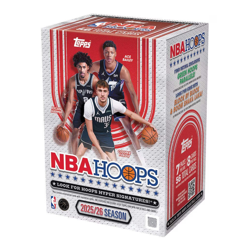 2025-26 Topps NBA Hoops Basketball Value Box