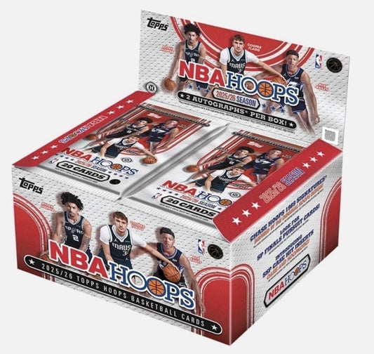 2025-26 Topps NBA Hoops Basketball Jumbo Factory Sealed Box