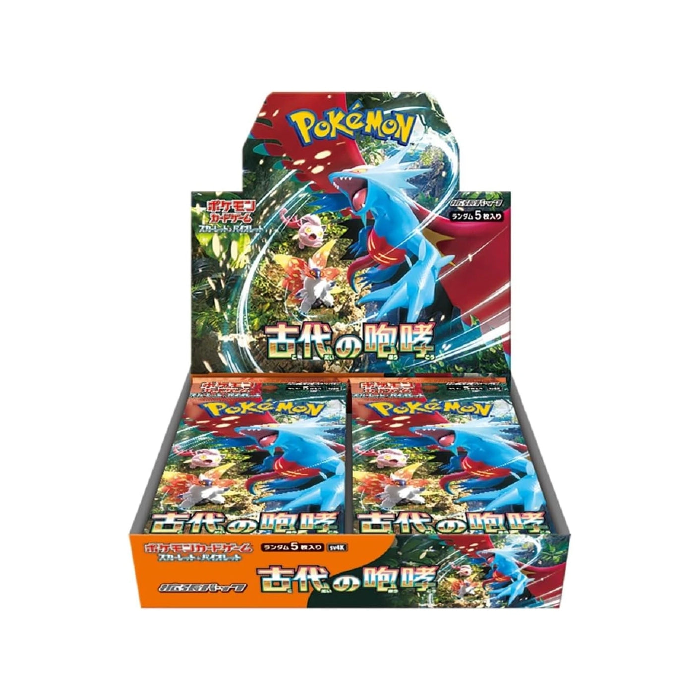 2023 Pokemon Japanese Scarlet & Violet SV4k Ancient Roar Booster Box