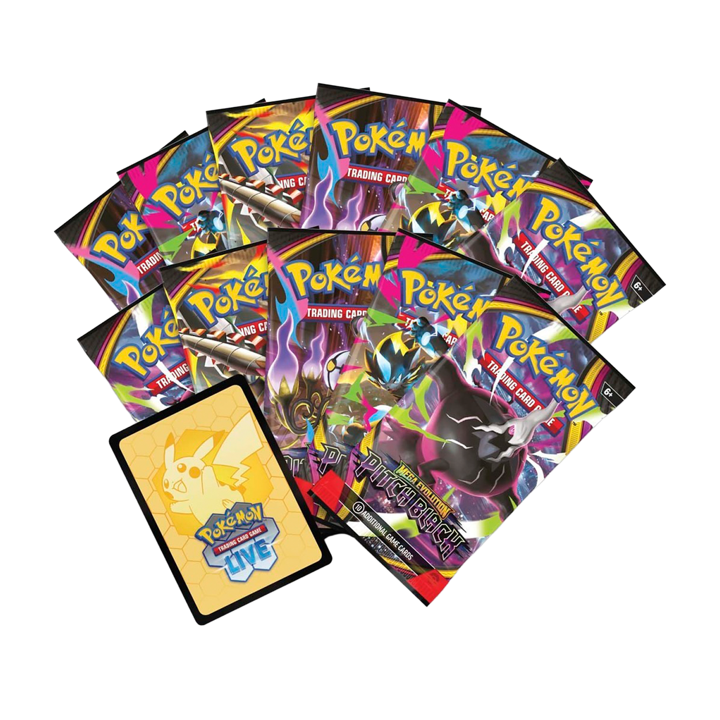 Pokemon English Mega Evolution M5 "Pitch Black" Elite Trainer Box - Center Version