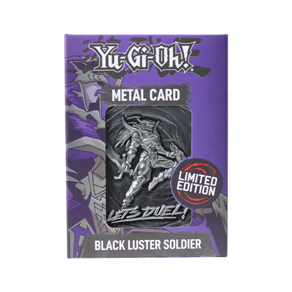 Konami Yu Gi Oh! Black Luster Soldier Limited Edition Metal Card with Display Stand (Limited to 9995)